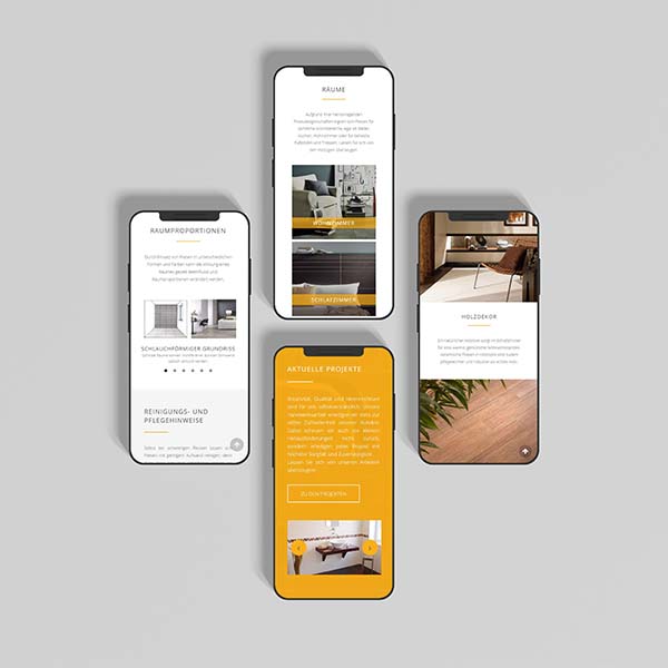 Webdesign für Fliesenleger